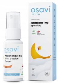 Osavi MELATONINA 1mg z PASSIFLORA Spray WIŚNIA