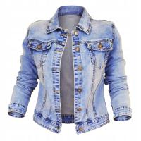 Женская джинсовая куртка KATANA-Молодежная Синяя