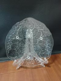 PATERA STRAWBERRY ZĄBKOWICE TALERZ SZKŁO Z PRL