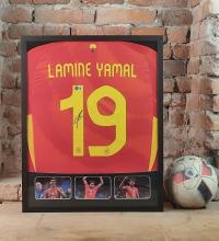 Yamal, Hiszpania - koszulka z autografem w ramie od 1zł! (zag)