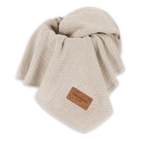 Kocyk Bambusowy Emma dla Niemowląt ColorStories Beżowy