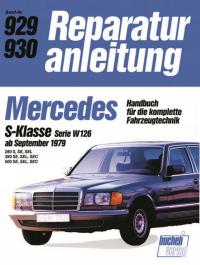 MERCEDES W126 280S E 380SE C 500SE C (1979-1984) instrukcja napraw 24h