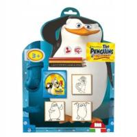 Pieczątki Shaped Pingwiny z Madagaskaru 3 sztuki