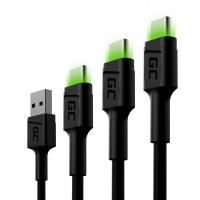 Набор кабелей USB-USB Type C Green Cell