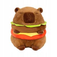 Hamburger Kapibara Cartoon Car Home Decor Kapibara Lalka Kapibara 30cm