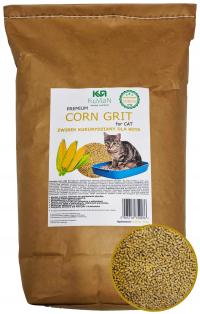 Żwirek kukurydziany dla kota NATURALNY pellet granulat (XXL - 16L) CORN CAT