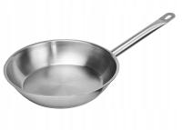 ROSSNER PATELNIA STALOWA DO SMAŻENIA STEKÓW NIEPRZWIERAJĄCA INDUKCJA 24 CM