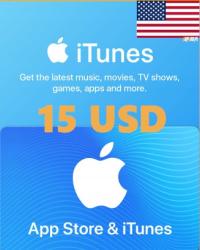 КОД Пополнения iTunes 15 USD