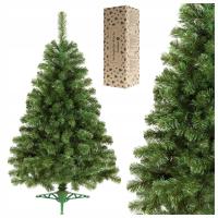 CHOINKA SZTUCZNA JODŁA ZIELONA GĘSTA 120 cm STOJAK ŚWIERK SOSNA ŻYWA GRATIS