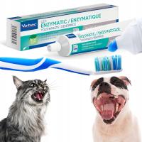 VIRBAC ферментная зубная паста для собак и кошек 70 г защита зубов десен
