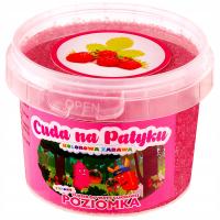 Urządzenie do waty cukrowej Cuda na Patyku Poziomkowy Cukier do waty cukrowej 100g wiaderko S różowy 1 W