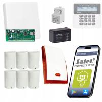 ZESTAW ALARMOWY DO DOMU SATEL 6 CZUJEK PARADOX PROFESJONALNY ALARM IP LAN