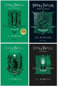 Pakiet Harry Potter Tomy 1-4 (Slytherin) J.K. Rowling