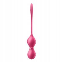 SATISFYER Love Birds 2 kulki analne do ćwiczeń mięśni kegla Red