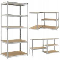 Стеллаж складской металлический 3 в 1 180x90x40cm 1000кг