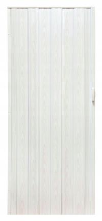 Раздвижные двери из ПВХ с ручкой из лакированного белого дуба 004 80 см