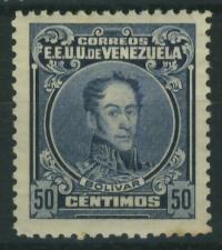 Venezuela 50 cts. - Postać Bolivar