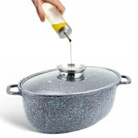 Brytfanna 8L Duża Gęsiarka Ceramiczna Non-Stick z Pokrywą