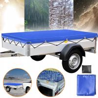 PLANDEKA PŁASKA POKROWIEC MROZOODPORNA WODOODPORNA UV NA PRZYCZEPĘ PŁASKA