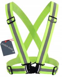 Kamizelka odblaskowa PolishLook żółta rozpinana uniwersalna unisex