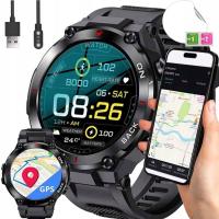 Умные часы с GPS мужские часы польское меню 480MAH для бега фольга