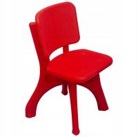 Krzesełko dla dziecka plastikowe Fruit - czerwony