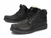 МУЖСКИЕ БОТИЛЬОНЫ УТЕПЛЕННАЯ КОЖА 885 ЧЕРНЫЙ