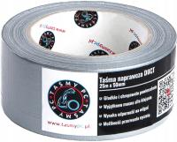 Taśma Klejąca Naprawcza Duct Tape 25m x 50mm Srebrna Mocna Uniwersalna