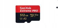 512GB SanDisk Karta micro SD Extreme PRO adapter