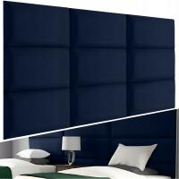 80X20 PANELE ŚCIENNE TAPICEROWANE WEZGŁOWIE WELUR RIVIERA MIĘKKI 3D