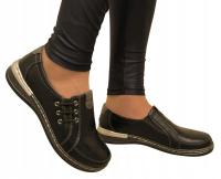 ЧЕРНЫЕ ПОЛУСАПОЖКИ НА ШИРОКУЮ НОГУ УДОБНАЯ СТЕЛЬКА ИЗ НАТУРАЛЬНОЙ КОЖИ