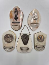 Капельницы коллекция 5 шт на Ониксе Франция антиквариат XIX век