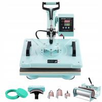 Maszyna do prasy cieplnej 12x15 w 8 w 1 z 30oz Tumbler Press Koszulki zielone