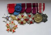 PSZnZ орден полония, SPINK, медаль, крест За заслуги, группа, 2 корпус, лот 6