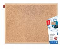 TABLICA KORKOWA W RAMIE DREWNIANEJ 180x90cm MemoBe