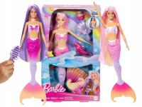 Кукла Барби русалка Малибу с длинными волосами, меняющими цвет