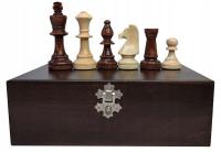 Шахматные фигуры деревянные № 5 (Король 9 см) сундук