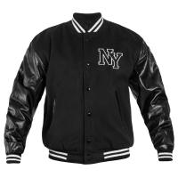 Бейсбольная куртка-бомбер Mil-Tec NY Baseball - черный XXL