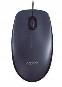 Logitech M90 USB проводная мышь черный 910-001794 большой компьютер ноутбук