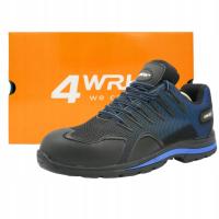 PÓŁBUT BUTY ROBOCZE Z PODNOSKIEM OCHRONNE S3 SR CZARNO-NIEBIESKI BHP