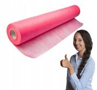 Podkład Medyczny z Włókninowy 70cm x 50m Różowy Economic 1 ROLKA