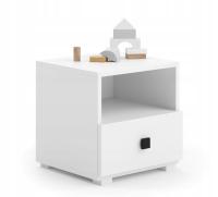 Коби тумбочка Emi 40. 5x37x40 см Черный квадрат