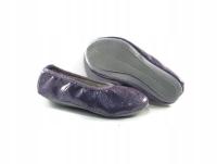 ABAKUS BALETKI Skóra ekologiczna FIOLET brokat