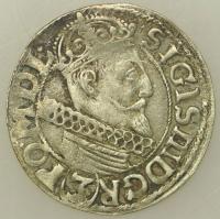 Zygmunt III Waza - 3 krajcary 1615 - piękny
