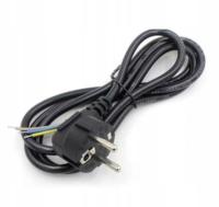 Шнур питания черный кабель с вилкой 3M 300cm