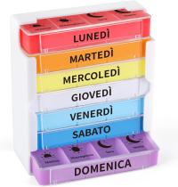 OPRET Tygodniowy organizer na leki 7 dni, 28 przegródek - małe
