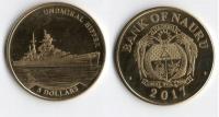 NAURU 2017 5 DOLLARS UNDMIRAL HIPPER