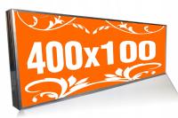 400X100 светодиодный рекламный светильник LG в целом