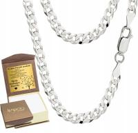 Серебряная цепочка мужская Бриллиантовая бронза 5 мм серебро 925 гравер бесплатно