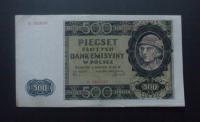 500 zł 1940 rok , stan UNC -